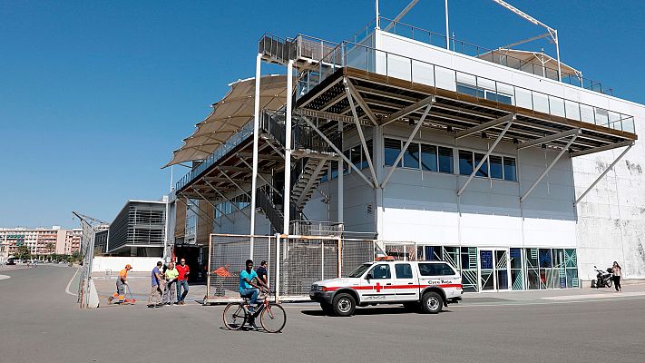 Telediario 1 - Cruz Roja trabaja en Valencia para preparar la acogida de los migrantes del Aquarius