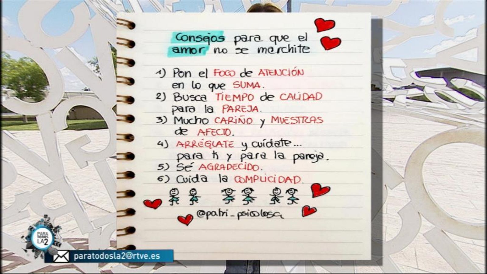 Para Todos La 2 - Patricia Ramírez ofrece algunos consejos para vivir en pareja