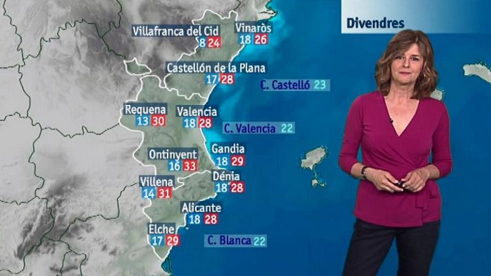 L'informatiu - Comunitat Valenciana - El tiempo en la Comunidad Valenciana - 14/06/18