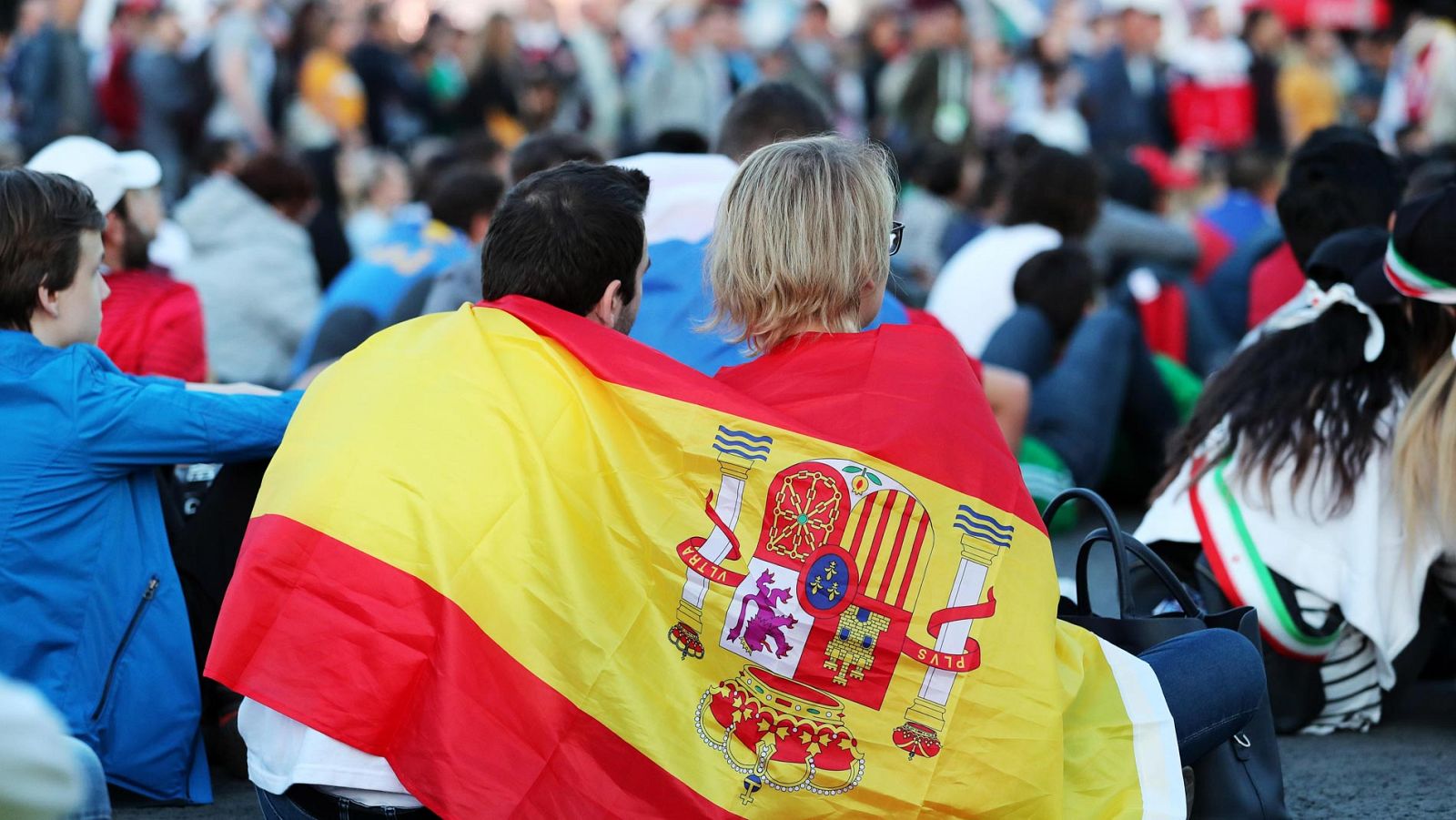 Mundial 2018. Así se vivió el Portugal - España en la 'fan zone' de Moscú | Ver