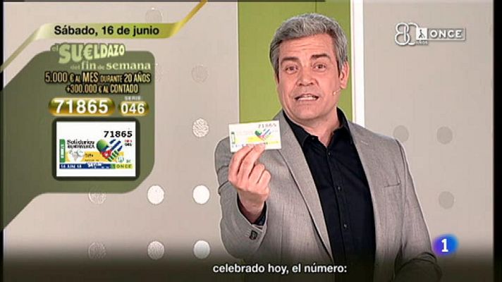 Sorteos ONCE - Sorteo ONCE - 16/06/18