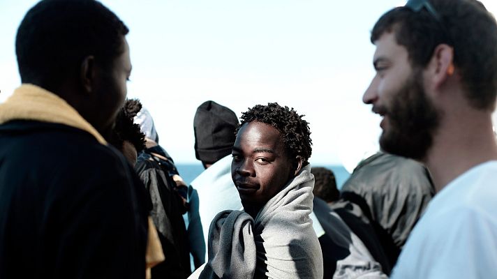 Telediario 1 - Qué ocurre ahora con los migrantes del Aquarius