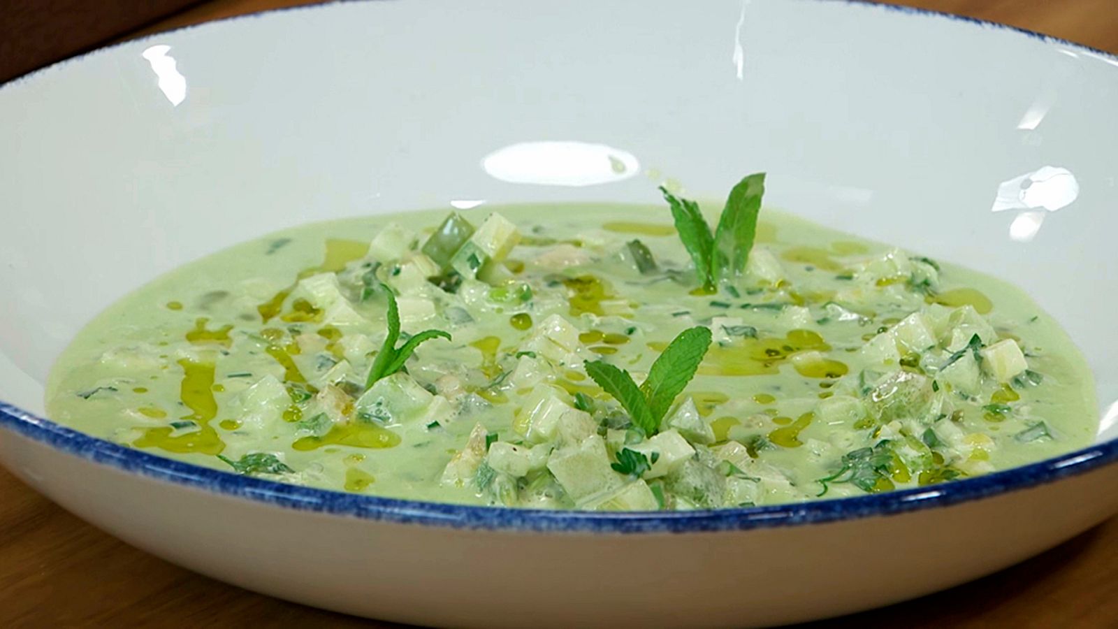 Torres en la cocina - Gazpacho verde