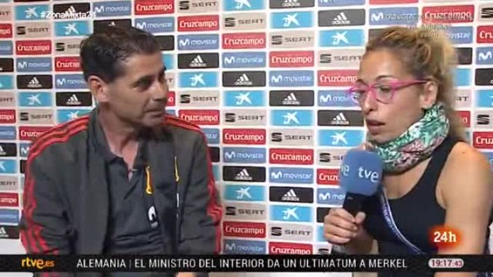 Informativo 24h - Fernando Hierro: "Los derechos de autor de este equipo son de Lopetegui"
