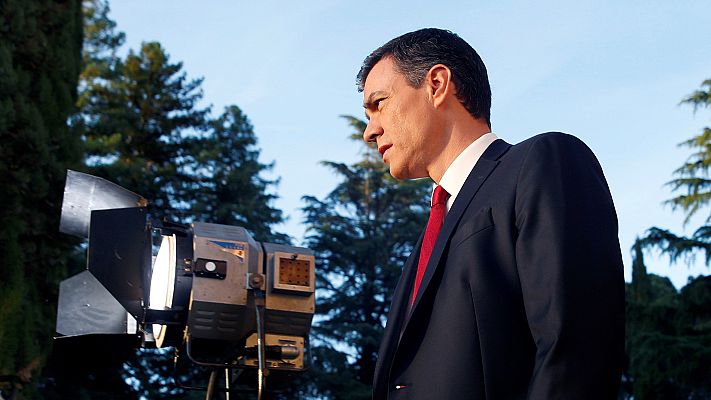 Especiales informativos - Pedro Sánchez asegura que trabajarán para garantizar la sostenibilidad de las pensiones y que estudian retirar el copago farmacéutico