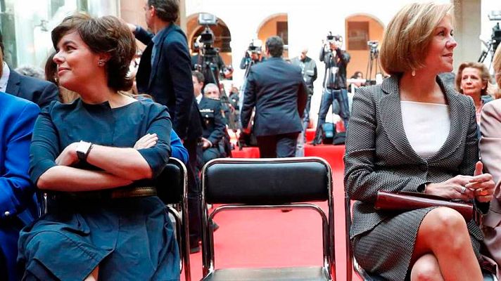 Telediario 1 - Santamaría y Cospedal batallarán por el liderazgo del PP