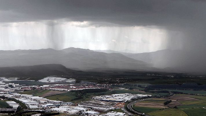El tiempo - Probables chubascos o tormentas localmente fuertes, ocasionalmente con granizo, en Extremadura, oeste del sistema Central y puntos del cantábrico