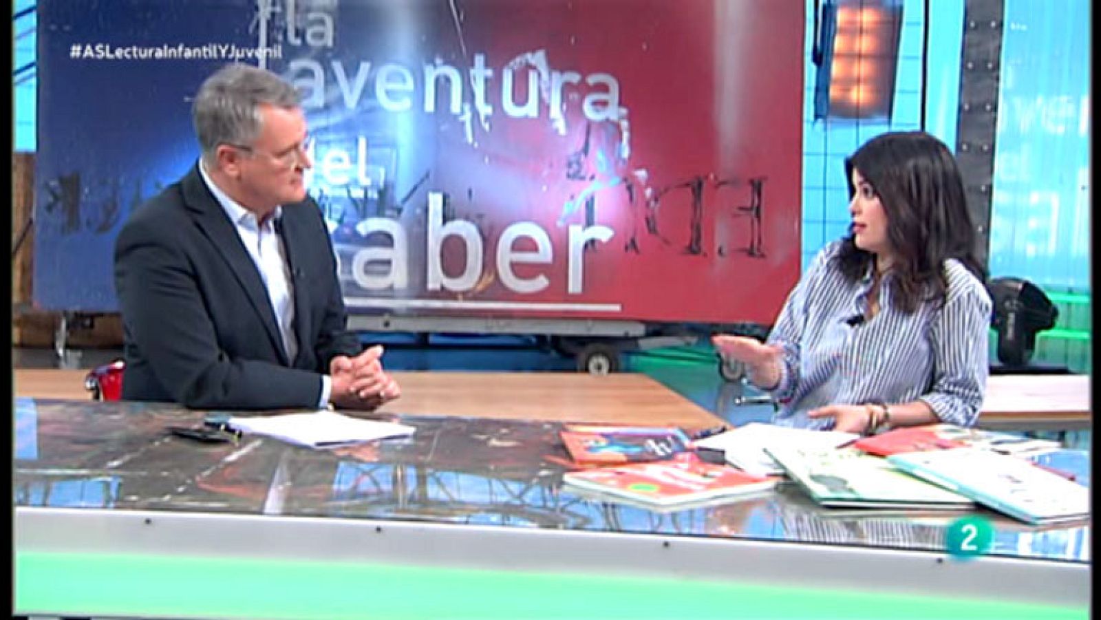 La aventura del Saber. TVE. Literatura infantil. Cristina Hermoso de Mendoza RNE 'La Estación azul de los niños'