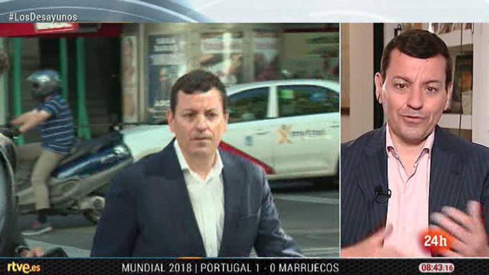 Bayo reconoce que los candidatos fuertes "juegan en otra liga" - Los desayunos | Ver