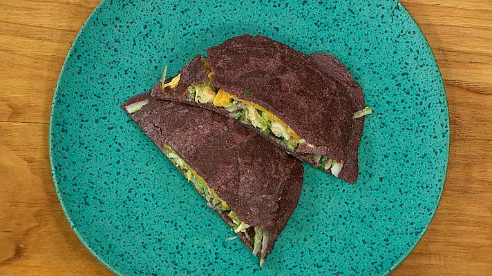 RTVE Cocina - Quesadillas de maíz azul