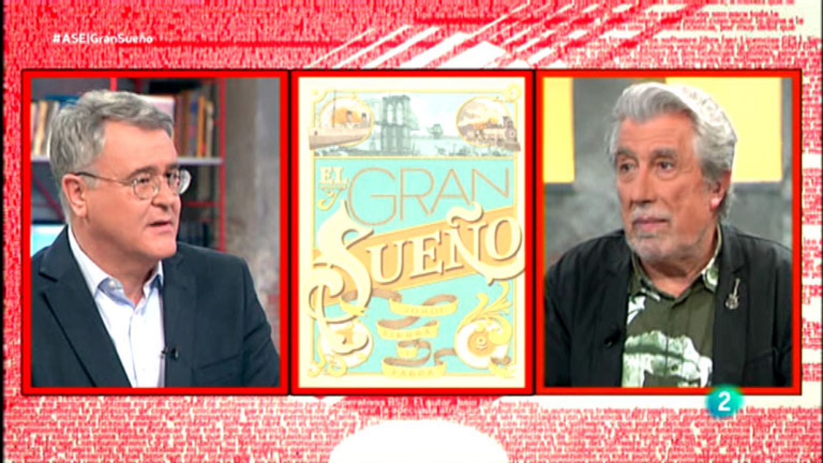 La aventura del Saber. TVE. Jordi Sierra i Fabra, acaba de publicar el libro 'El gran sueño'.