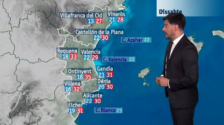 L'informatiu - Comunitat Valenciana - El tiempo en la Comunidad Valenciana - 22/06/18