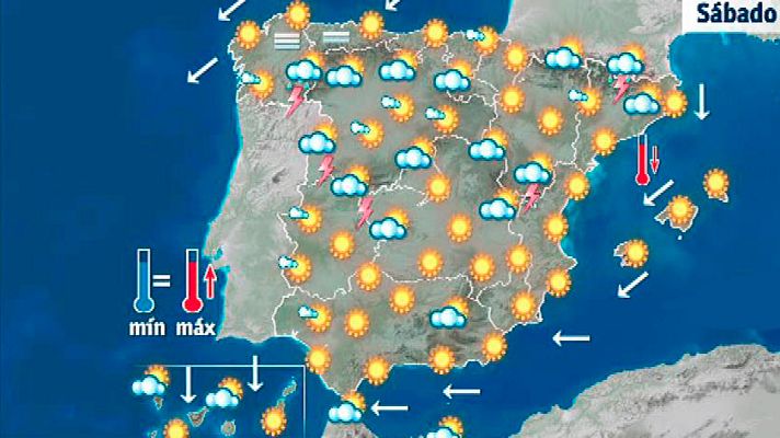 El tiempo - Aumento generalizado de las temperaturas en gran parte del país