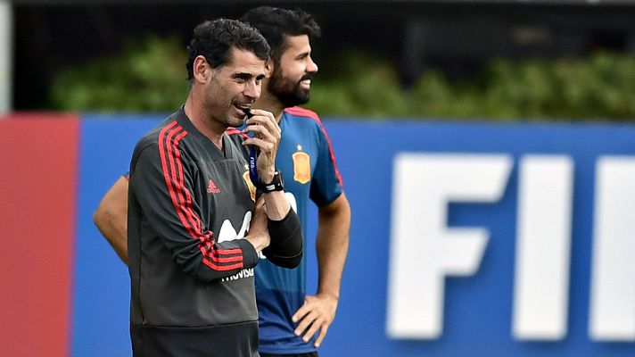 Telediario 1 - La selección española ya está en Kaliningrado