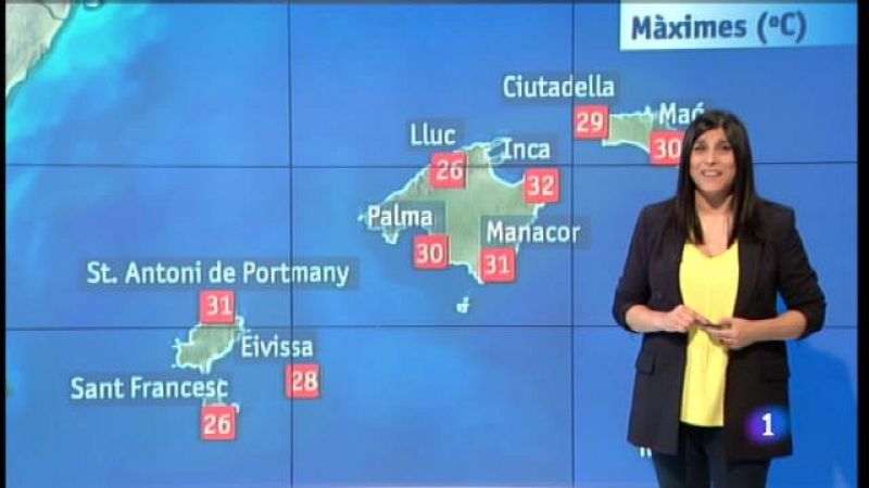 El temps a les Illes Balears - 25/06/18