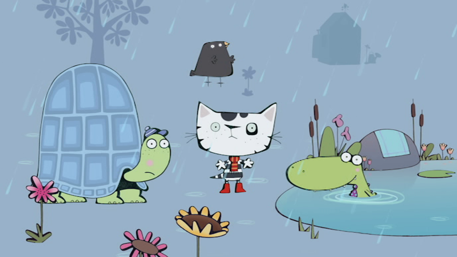 Mojado - Wussywat el gato patoso | Ver