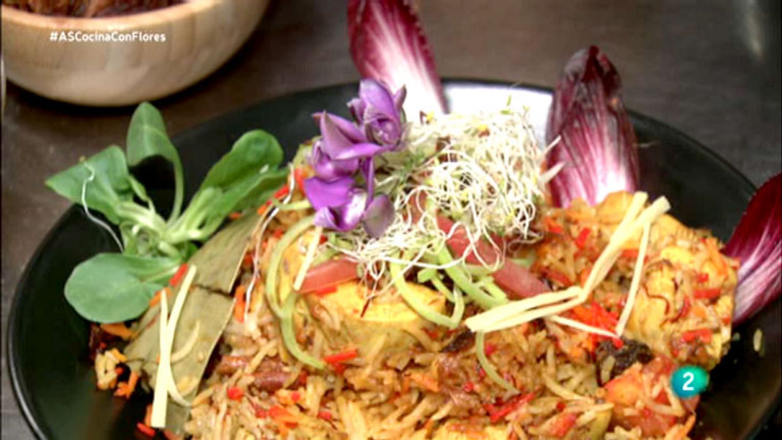 La aventura del saber. TVE. El minuto gastronómico: Cocinar con flores.