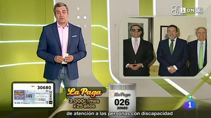 Sorteos ONCE - Sorteo ONCE - 25/06/18