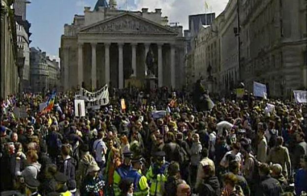  - Protestas antisistema en Londres
