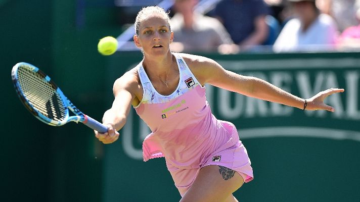 Tenis - WTA Torneo Eastbourne : A. Pavlyuchenkova - K. Pliskova