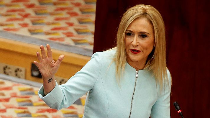 Telediario 1 - Cifuentes no acude a declarar ante la juez alegando "fuertes migrañas"