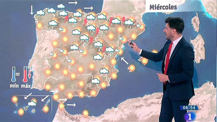 El tiempo - Las temperaturas descienden en gran parte del país