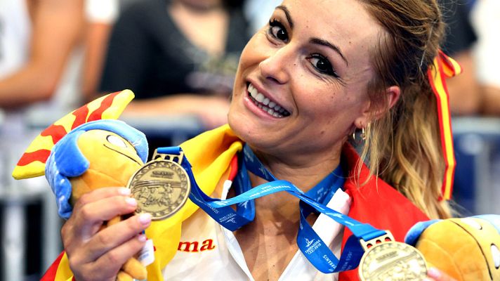  - Lydia Valentín, oro en la prueba de dos tiempos