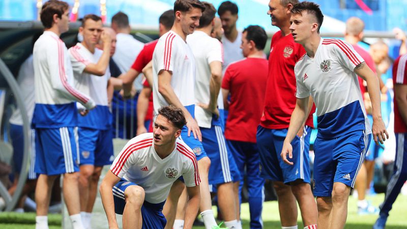 Rusia prepara el partido ante Espaa | Ver