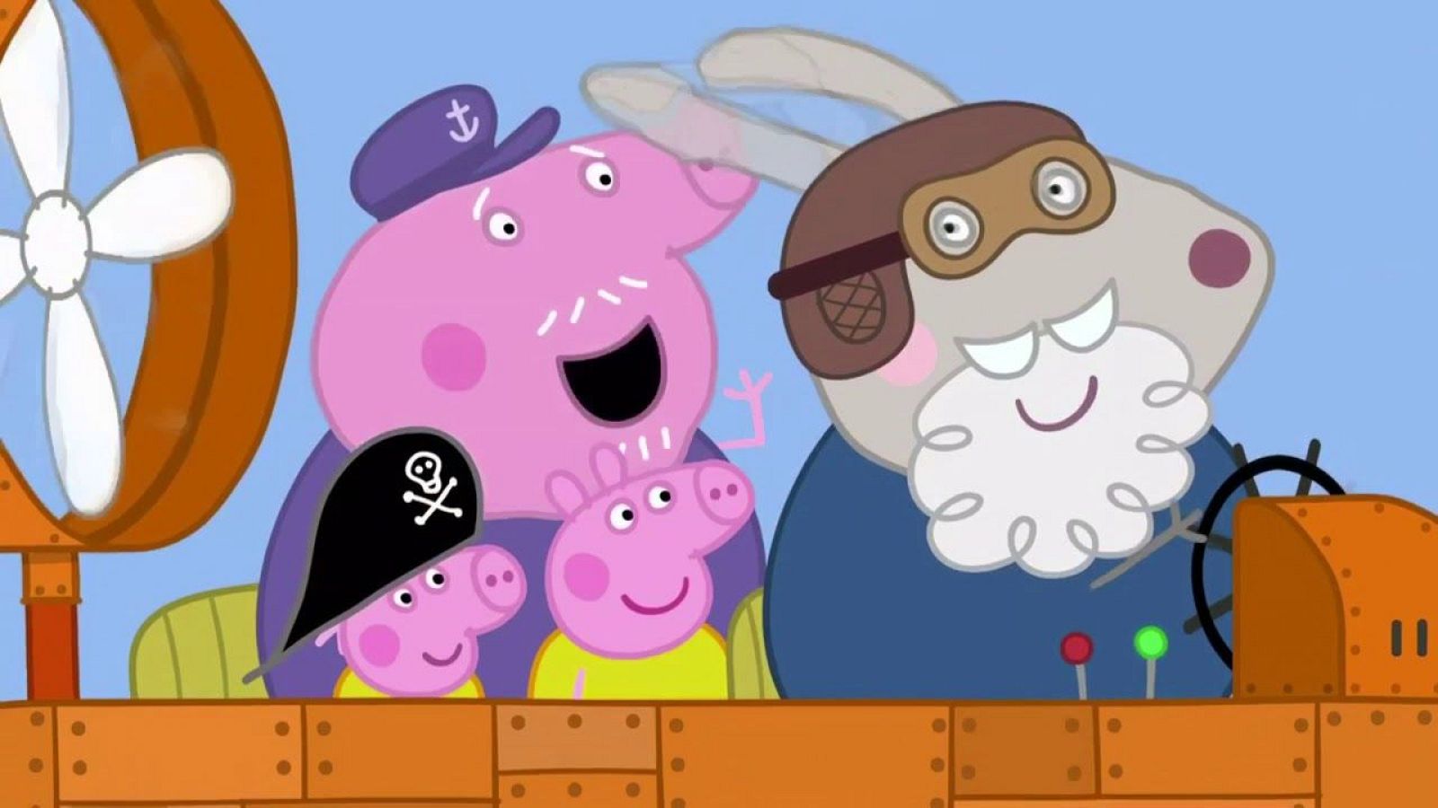 Peppa Pig - El aerodeslizador del Abu Rabbit - RTVE.es - Peppa Pig | Ver