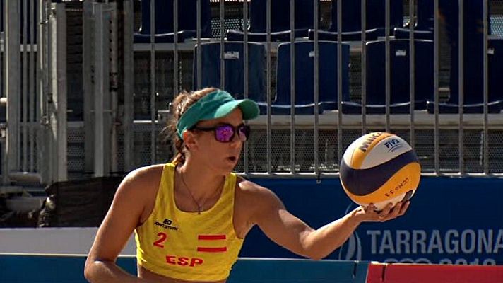  - Juegos Mediterráneos 2018 - Voley Playa 1ª Semifinal Femenina: España - España