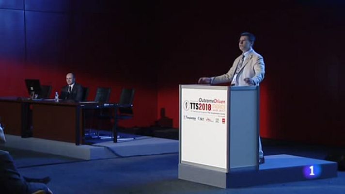 Telediario 1 - Dos congresos dedicados a los trasplantes coinciden en Madrid