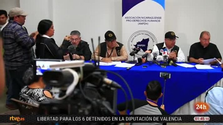 Latinoamérica en 24 horas - La cifra de muertos en Nicaragua asciende a 285 mientras llegan los investigadores internacionales