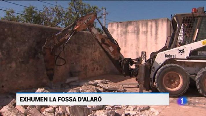 Informatiu Balear - Comença l'exhumació de la fossa comuna d'Alaró