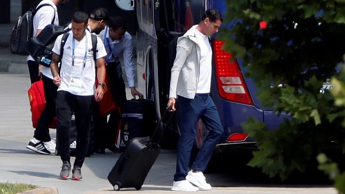 Telediario 1 - Mundial 2018 | La selección española llega a Madrid tras quedar eliminada