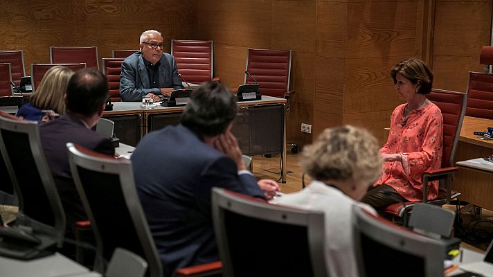 Telediario 1 - Los candidatos del PP y los de PSOE, Unidos Podemos y PNV presentan sus propuestas para RTVE