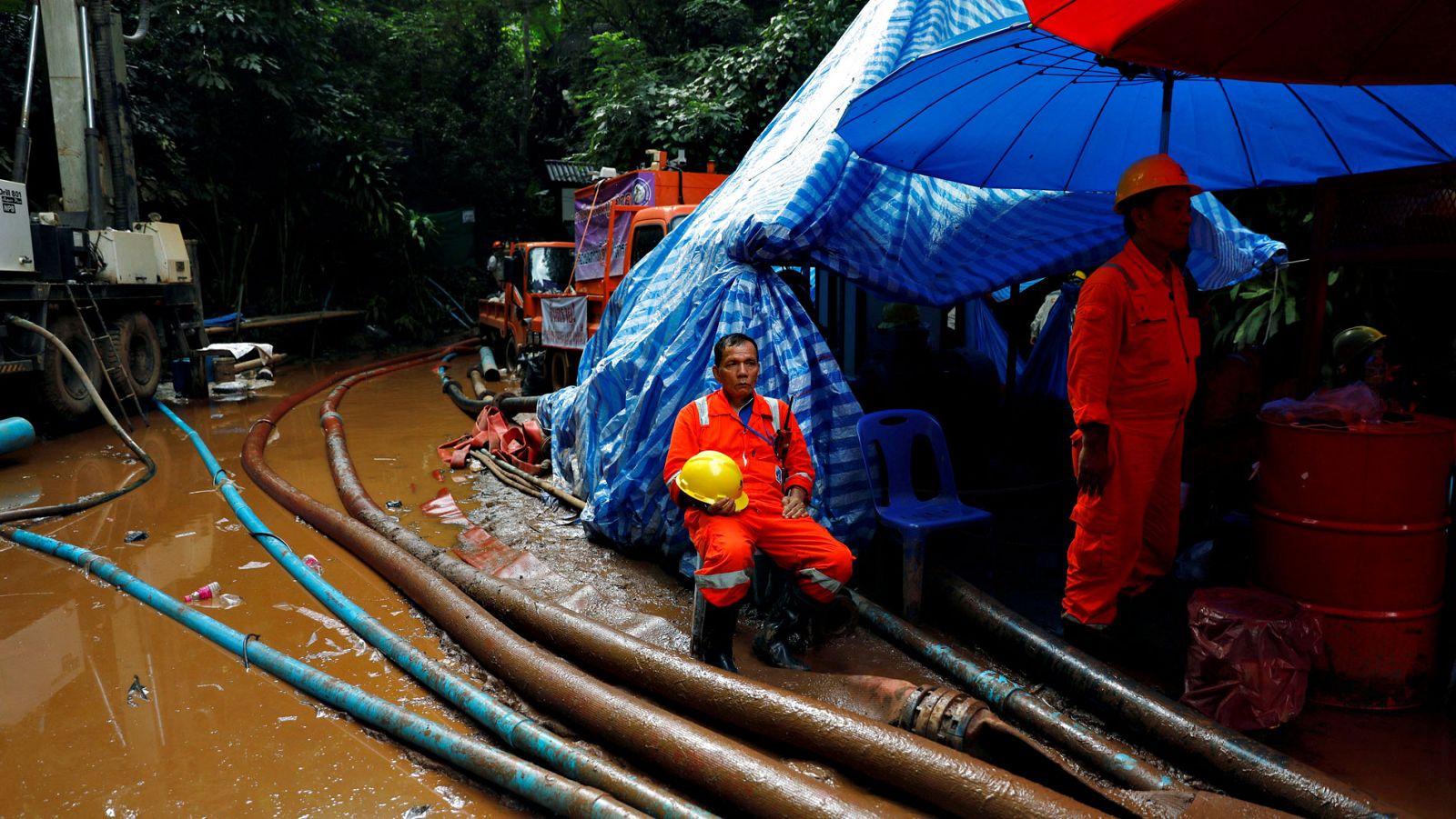 La topografía de la cueva tailandesa donde están atrapados los niños dificulta su rescate