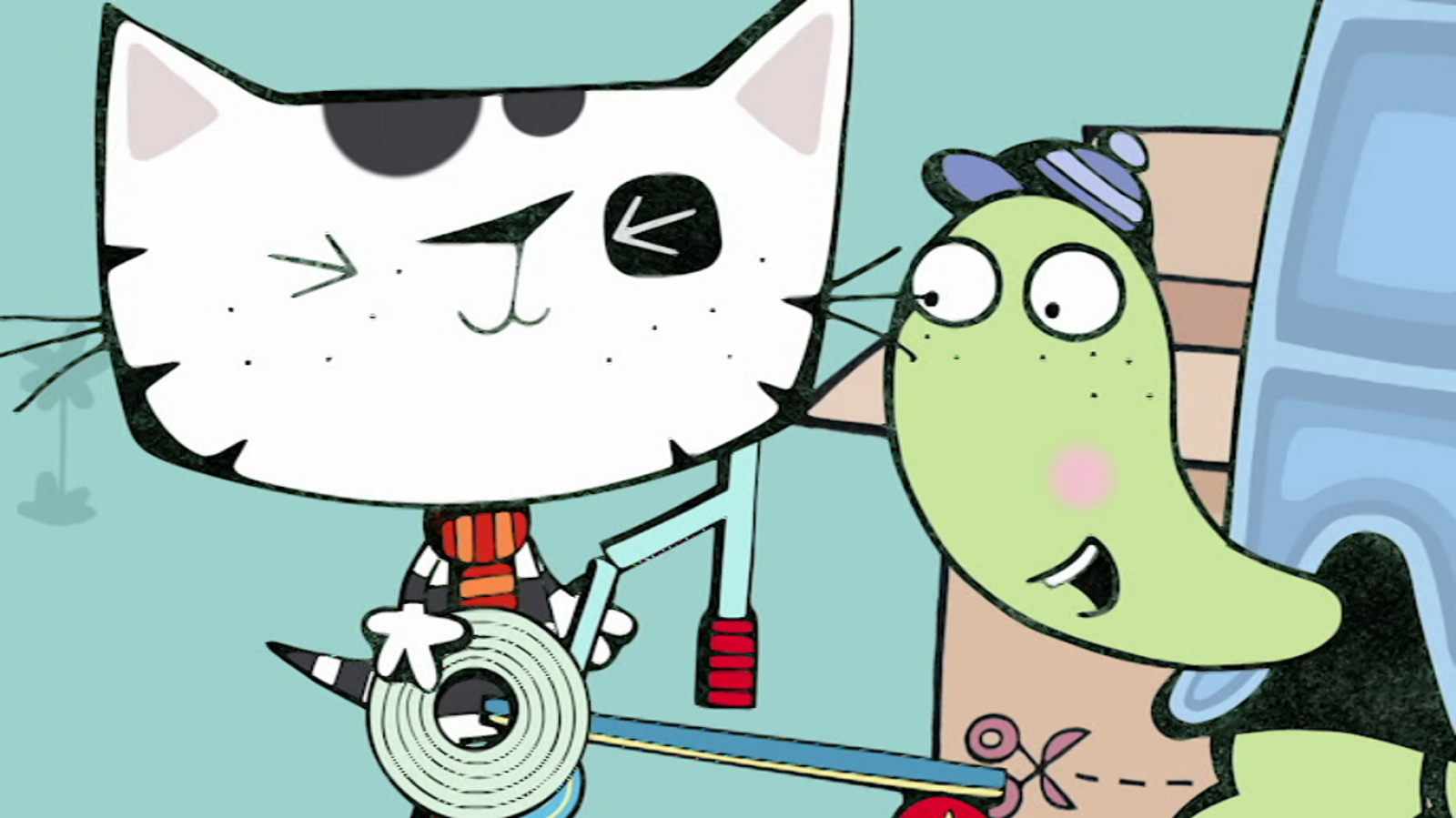 Pegamento - Wussywat el gato patoso | Ver