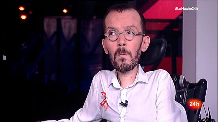 La noche en 24h - Echenique: "Preocupa qué podríamos ver si Ciudadanos tuviera mayor poder en España"