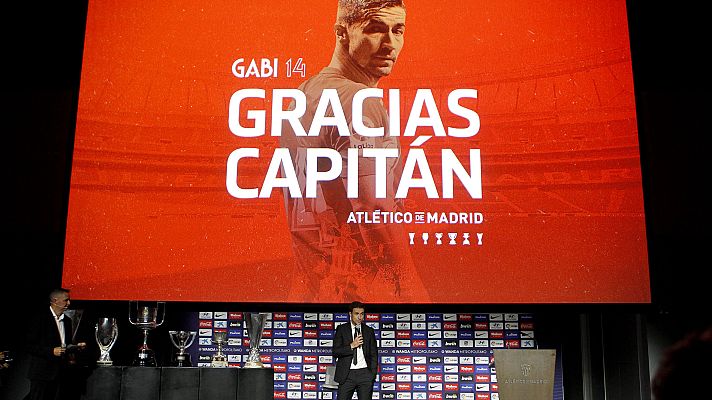 Telediario 1 - Gabi se despide del Atlético: "Voy a estar siempre agradecido a este club, que es una manera de vivir"