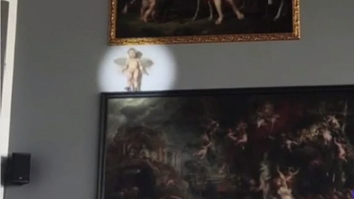 Telediario 1 - La técnica del 'mapping' se abre paso en el arte con proyecciones sobre superficies irregulares