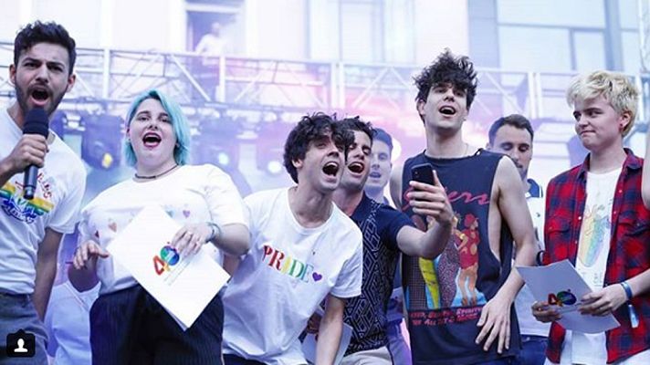 D Corazón - Los Javis, Agoney y Marina, pregoneros del 'Orgullo 2018'