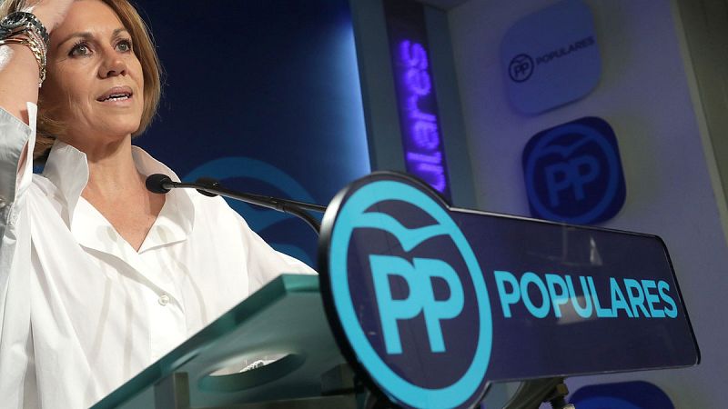 Cospedal pide un "periodo de reflexin" tras perder las primarias del PP - La noche en 24h | Ver