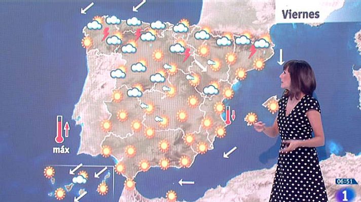El tiempo - Lluvias en el noroeste y tiempo estable en mayor parte del país