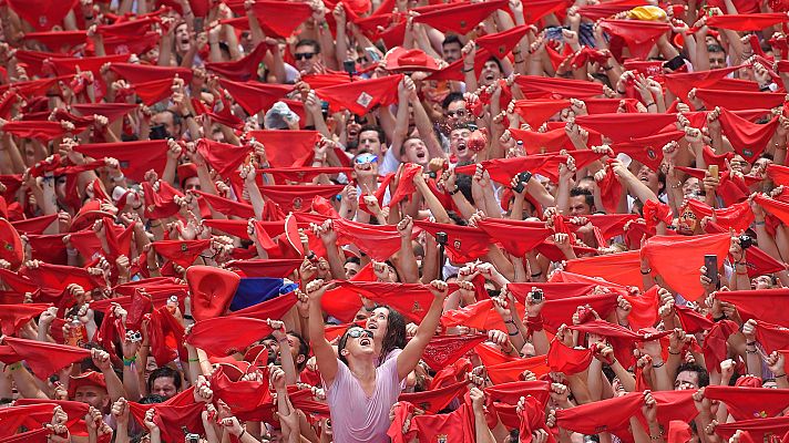 San Fermín - El chupinazo da inicio a las fiestas de San Fermín 2018