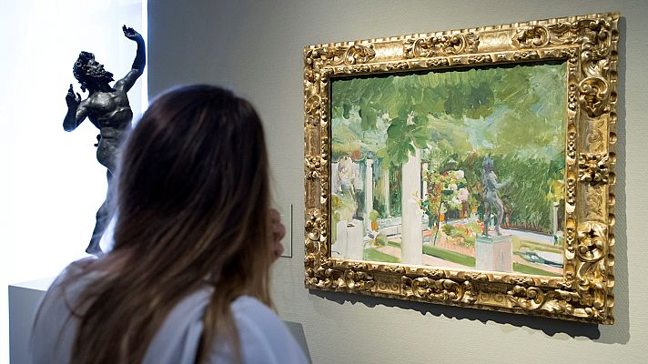 Telediario 1 - El Museo Sorolla inaugura la exposición 'Sorolla. Un jardín para pintar'