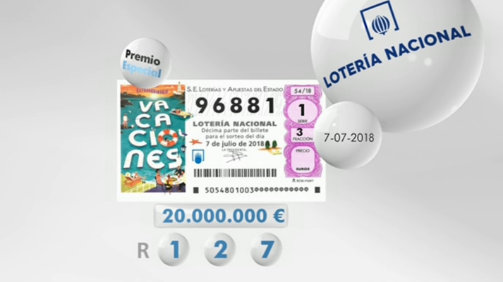 Loterías - Lotería viajera - 07/07/18