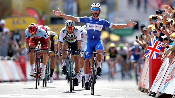 Tour de Francia - Tour 2018 | El colombiano Gaviria se estrena con victoria y maillot amarillo