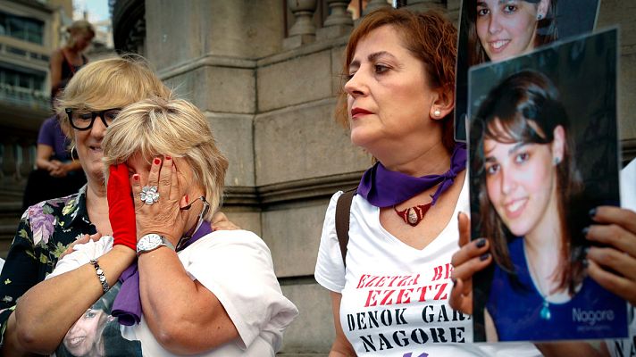 Telediario 1 - Homenaje a Nagore Laffage una década después de su asesinato en los Sanfermines de 2008