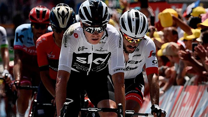 Telediario 1 - Tour 2018. Primera etapa del Tour y primeros sustos para los favoritos