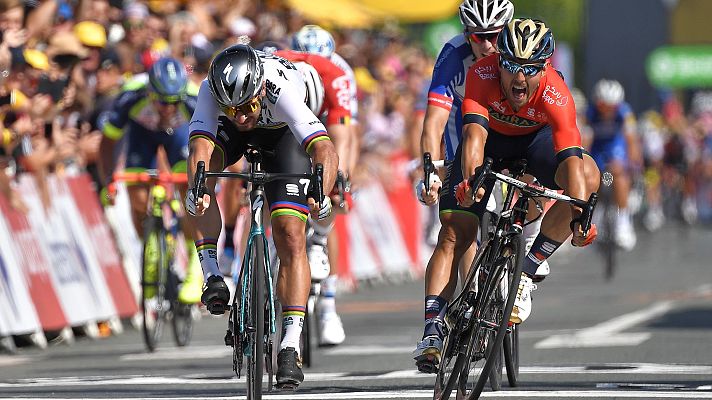 Tour de Francia - Tour 2018 | Sagan se impone al esprint y se pone líder del Tour